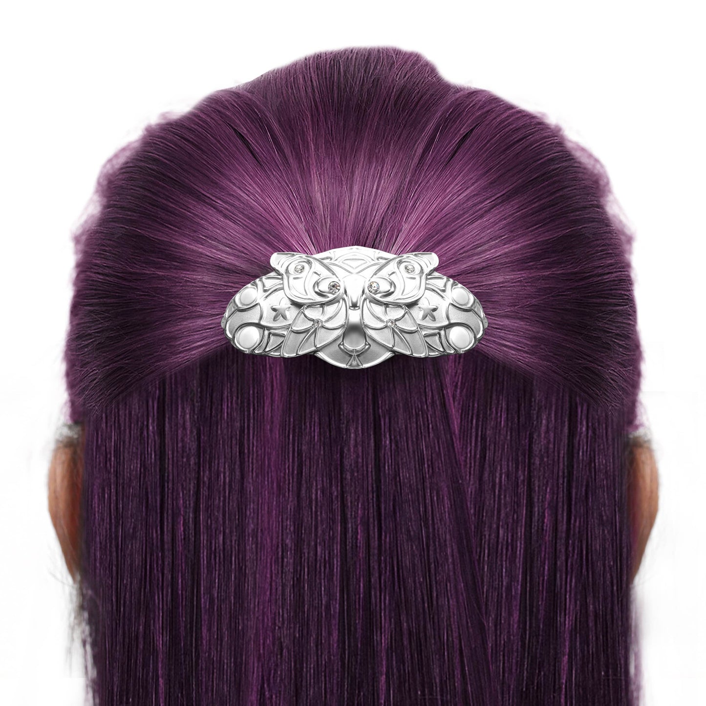 費倫 STEEL 蝴蝶鋯石髮夾