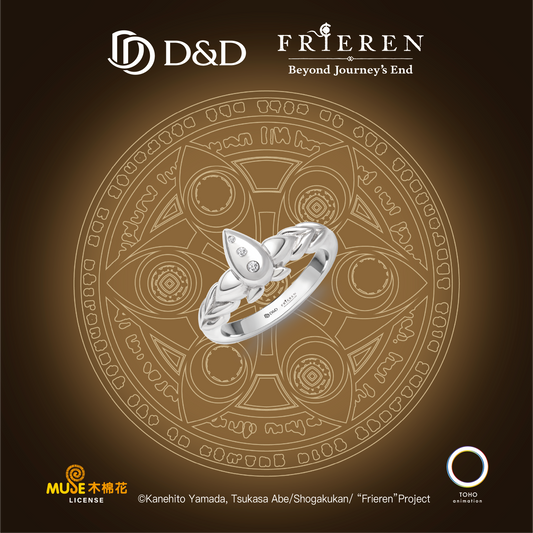 鏡蓮華S925純銀鋯石戒指  Mirrored Lotus S925 Silver Zircon Ring
