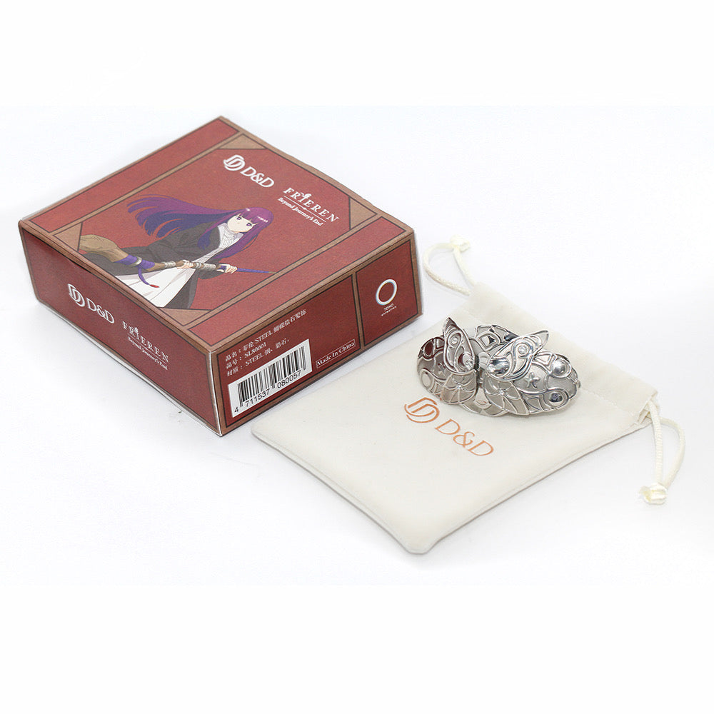 費倫 STEEL 蝴蝶鋯石髮夾