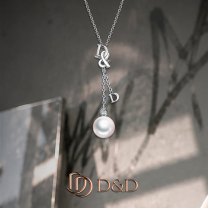 D&D 經典Y字珍珠項鍊 Drop Pearl