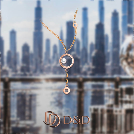 星球墜落珍珠項鍊 Orbital Pearl Necklace