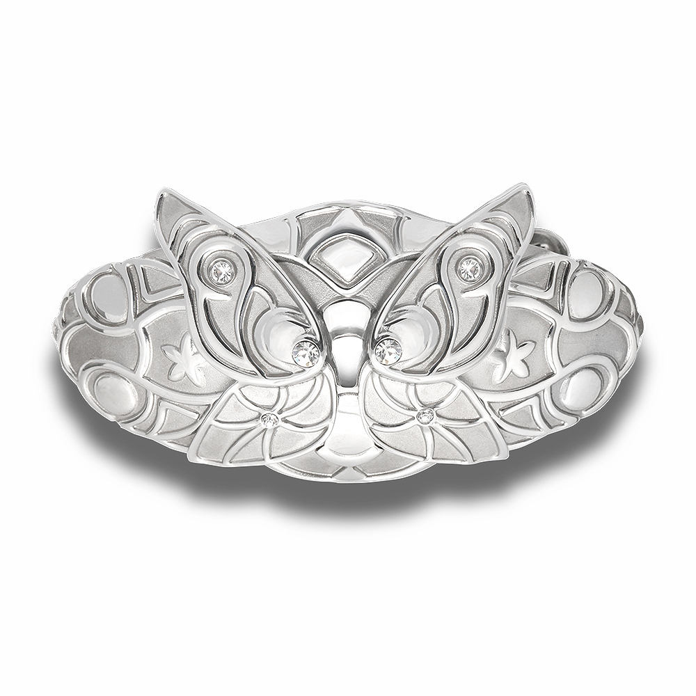 費倫 STEEL 蝴蝶鋯石髮夾